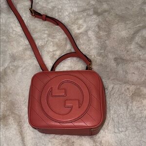 Blondie NM Top Handle Shoulder Bag Diagonal Quilted Leather satchel